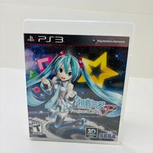 Hatsune Miku: Project DIVA F 2nd (Sony PlayStation 3, 2014) Complete W/ Manual
